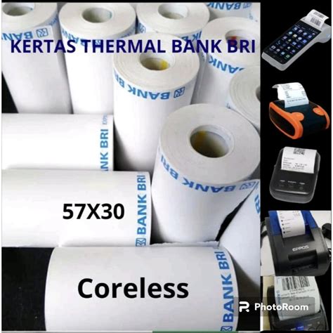 Jual Kertas Thermal Edc Bank Bri X X Shopee Indonesia