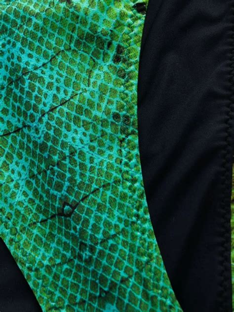 Noire Swimwear Snakeskin Print Bikini Bottoms Farfetch
