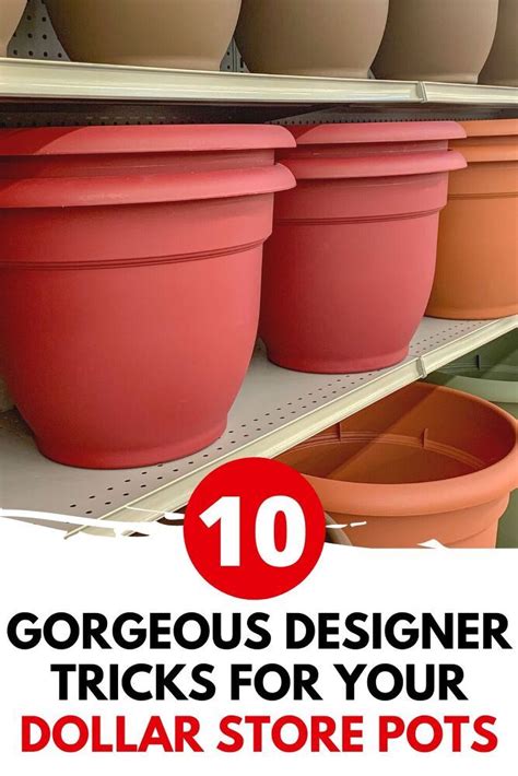 10 Easy DIY Dollar Store Planter Makeover Ideas Plastic Plant Pots