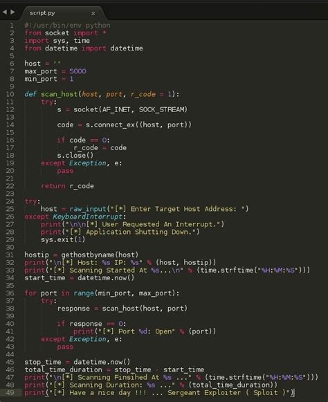 Sploit How To Make A Python Port Scanner Null Byte