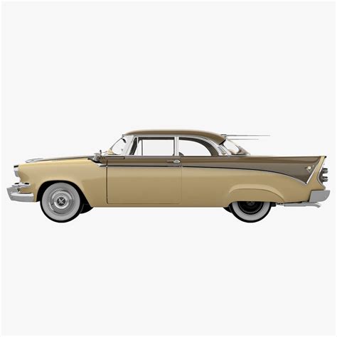 Dodge Royal Golden Lancer 1956 3d Model 199 Ma C4d Max Obj 3ds Free3d