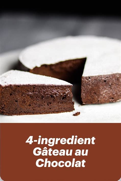 4 ingredient Gâteau au Chocolat Keto dessert Desserts Christmas food