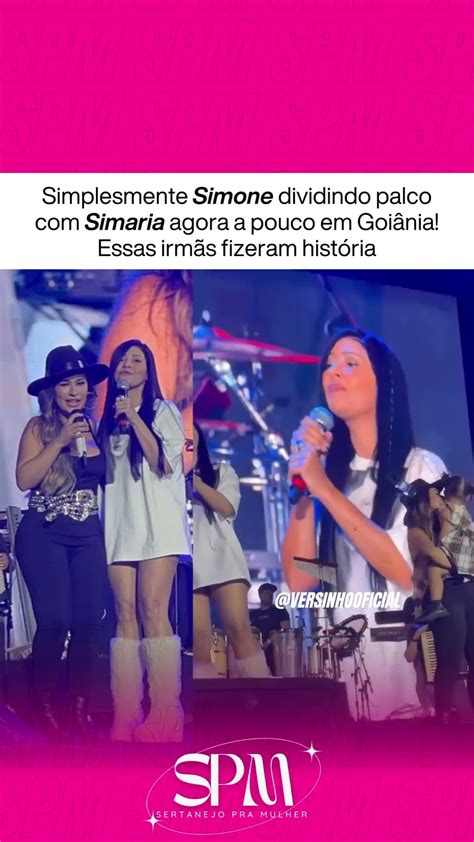 Simaria Aparece No Show de Simone Mendes Goiânia YouTube