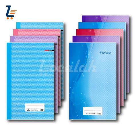 F4 Hard Cover Foolscap Book Buku Log Panjang Kulit Tebal 120p 200p