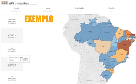 VBA Dashboards Specialist Dashboard Exemplo Tableau Gráfico Mapa