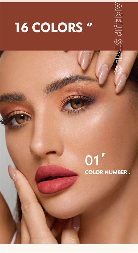 Pudaier Matte Lipstick With Lip Liner Pencil Private Label Velvet Lipstick Waterproof Nude