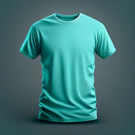 Premium Photo Blank Color Cloth Tshirt D Renderer