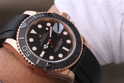 Rolex Yacht Master Silikon Kordon 3135 Makine Clone ETA Saatmod