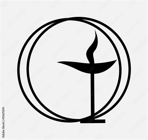 Unitarian Universalism Symbol Shape Stock Vector | Adobe Stock