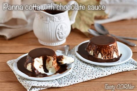 Panna Cotta With Chocolate Sauce The Authentic Italian Recipe