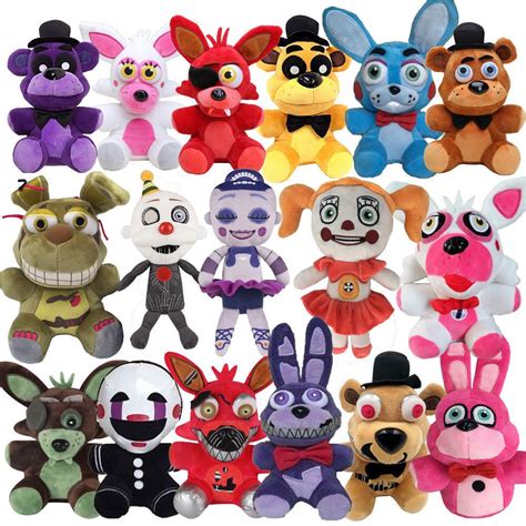 Fnaf Five Nights At Freddys Peluche Juguete Foxy Chica Bonnie Golden Freddy Oso Conejo Shopee