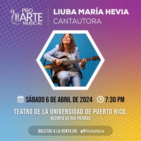 Liuba María Hevia Pro Arte Musical