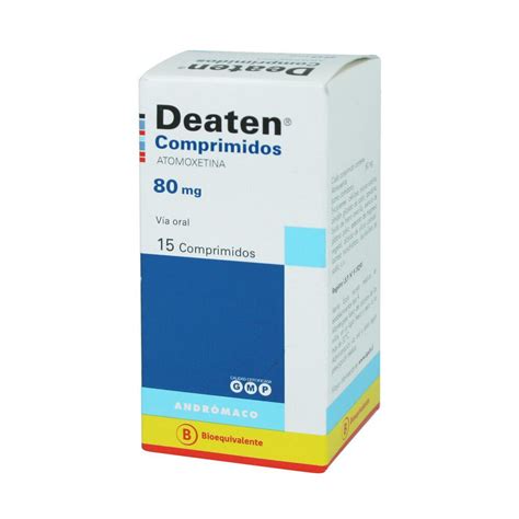 Deaten Atomoxetina 80 Mg 15 Comprimidos