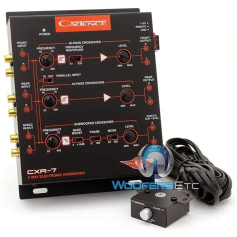 CXR 7 Cadence 3 Way Electronic Crossover With 7 Volt Line Driver