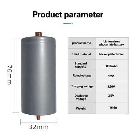 Lifepo Lithium Battery Deep Cycle Oem Odm V Ah Cylindrical