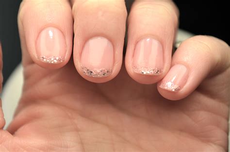 How To Do An Easy Glitter French Manicure Haligoniaca