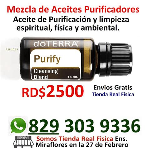 Aceite Doterra Purify De Purificacion Contra Estres Rd La Pulga Virtual