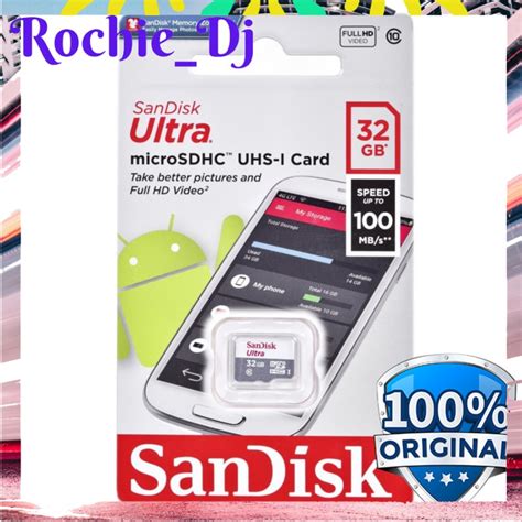 Jual Sandisk Ultra Microsdhc Card Uhs I Class 10 100mb S 32gb Sdsqunr 032g Shopee Indonesia