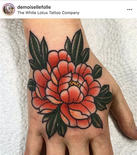 Peony Tattoo Traditional Printable Calendars At A Glance