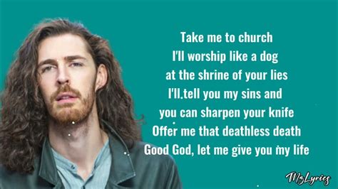 Hozier Take Me To Church Lyrics Youtube