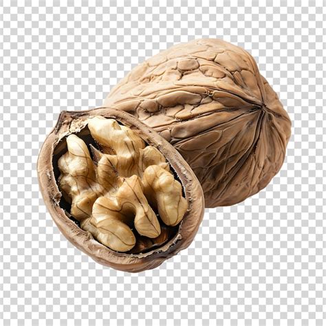 Premium Psd Walnuts Isolated On A Transparent Background