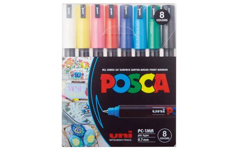 Uni Posca Marker Fineliner 8er Set Kaufen Audisanach