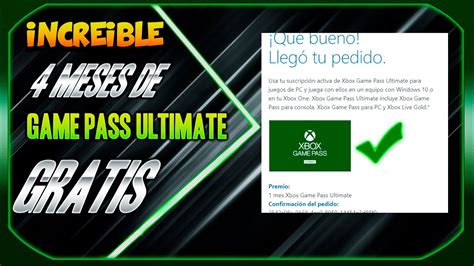 NUEVO METODO Como TENER Game Pass Ultimate GRATIS 2021 4 MESES DE