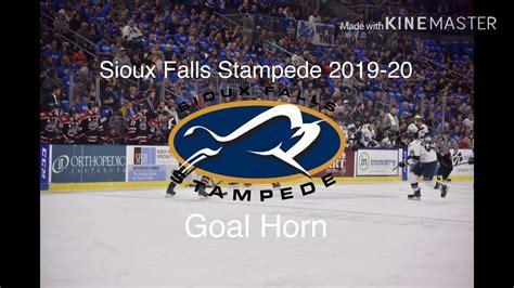 Sioux Falls Stampede 2019 20 Goal Horn Youtube