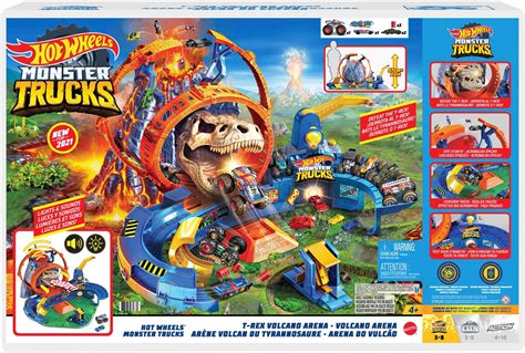 Best Buy Hot Wheels Monster Trucks T Rex Volcano Arena Playset GYL14