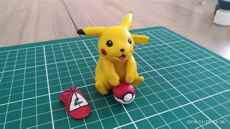 Polymer Clay Pokemon Pikachu by ClayThemAll on DeviantArt