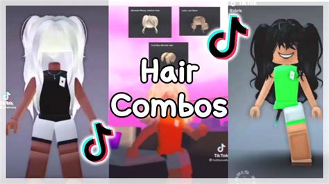 Roblox Tik Tok Compilation Today Roblox Tik Tok Hair Combos