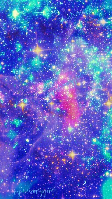 Fun Rainbow Galaxy Glitter Wallpaper I Created For The App Galaxie