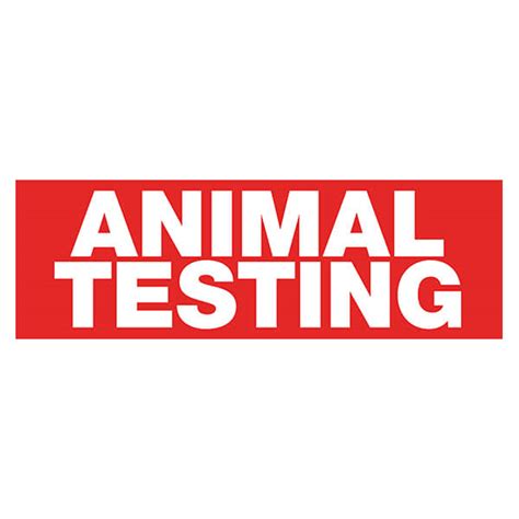 Animal Testing Red Sticker Peta Literature