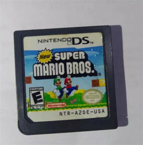 Nintendo Ds Jogo New Super Mario Bros Escorrega o Preço