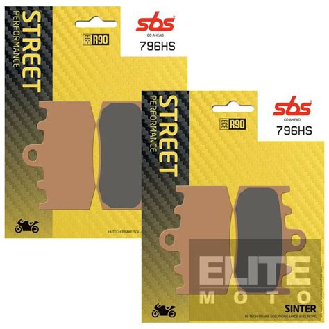 Sbs Hs Sintered Front Brake Pads Elite Moto