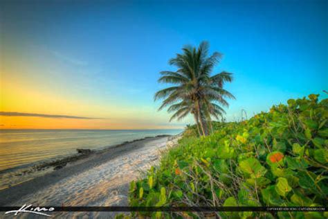 Florida Beach Sunrise Beach Park Jupiter Island Hdr Photography By