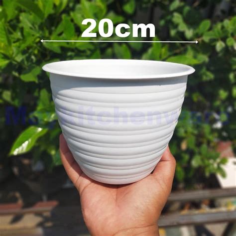 Jual Pot Tawon Putih Pot Madu Bunga Tanaman Plastik Pirus Hias Kebun