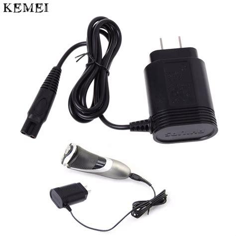 Kemei Portable Dc V W Black Shaver Charger Power For Philips Hq