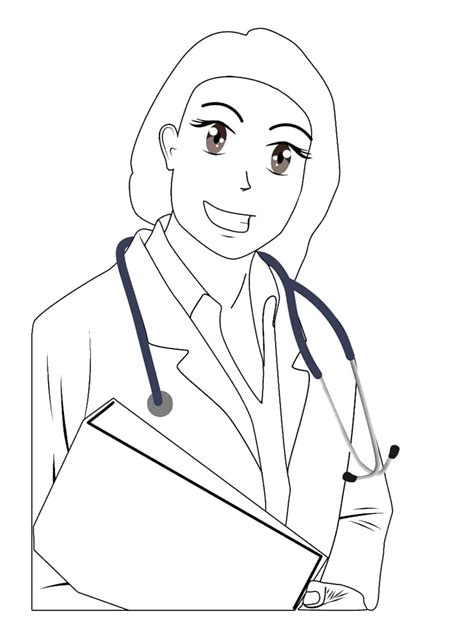 Coloriage docteur médecin 50 dessins à imprimer