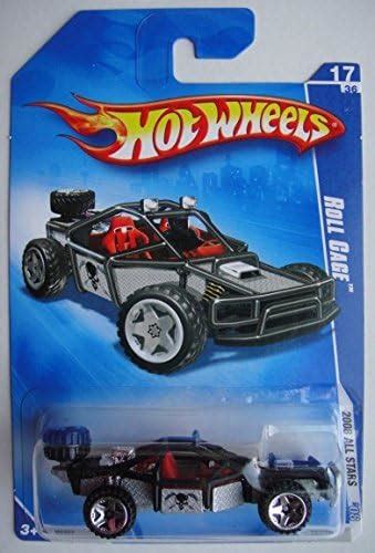 Amazon Hot Wheels Roll Cage 2008 All Stars 08 17 36 Black Silver 57 196 Toys Games