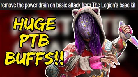 Huge Legion Buffs From Ptb Results Insane Changes Dead By