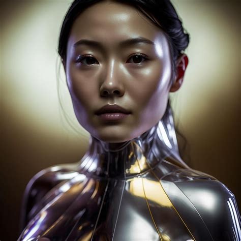 Premium Ai Image Generative Ai Illustration Scifi Futuristic Humanoid