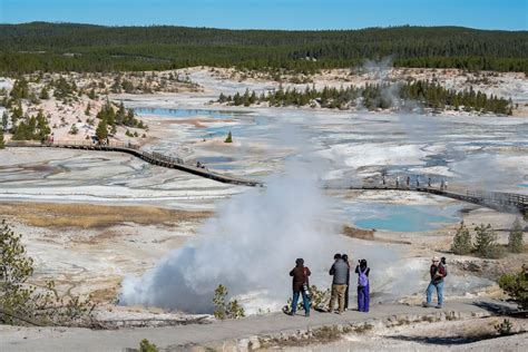 No Yellowstone Tourist You Cant Touch The Hot Springs The