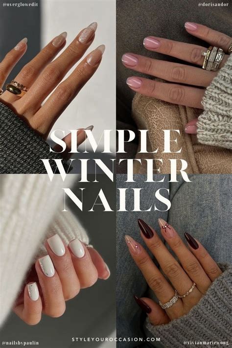 Perfect Simple Winter Nails My Fave Stylish Nails For Winter In 2024