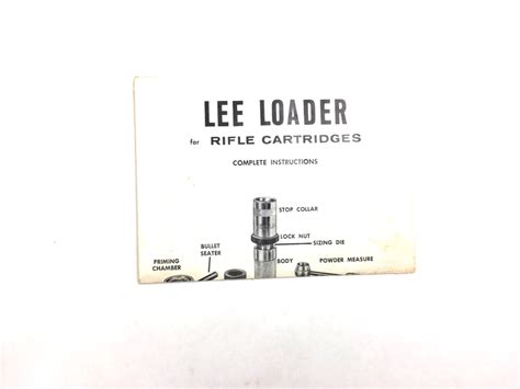 Vintage Lee Loader Classic Hand Loader Rifle 30 06 557825 Ebay