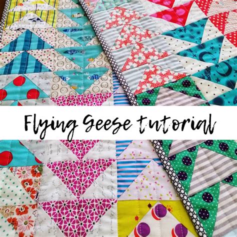 Flying Geese Tutorial Thimblesandneedles Flying Geese Quilt