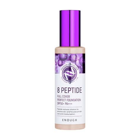 Тональный крем Enough 8 Peptide Full Cover Perfect Foundation – купить ...