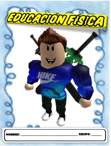 Fichas De Primaria Portadas De Roblox Para Cuadernos