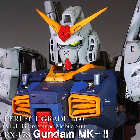 GUNDAM GUY PG 1 60 RX 178 Gundam Mk II A E U G Customized Build