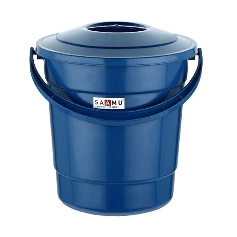 Multicolor Round Plastic Dustbin With Handle For Home Capacity